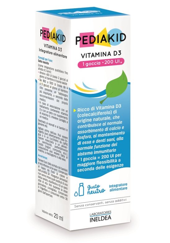 PEDIAKID VITAMINA D3 200IU 200ML