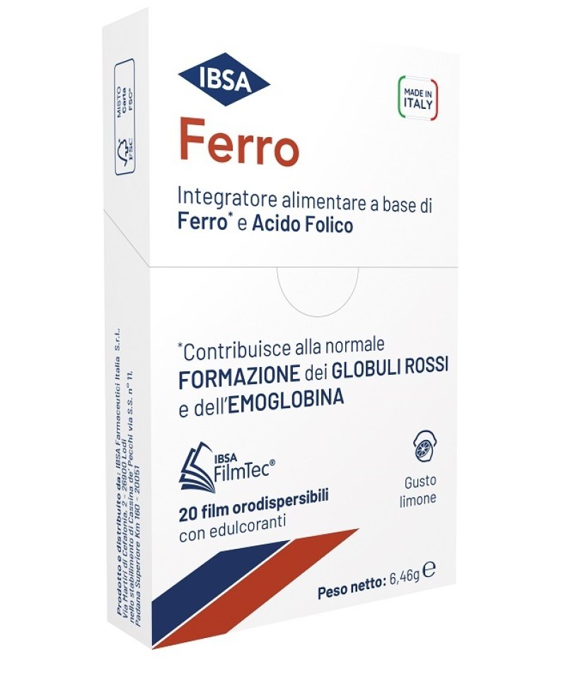 FERRO IBSA 20FILM ORODISPERSIB