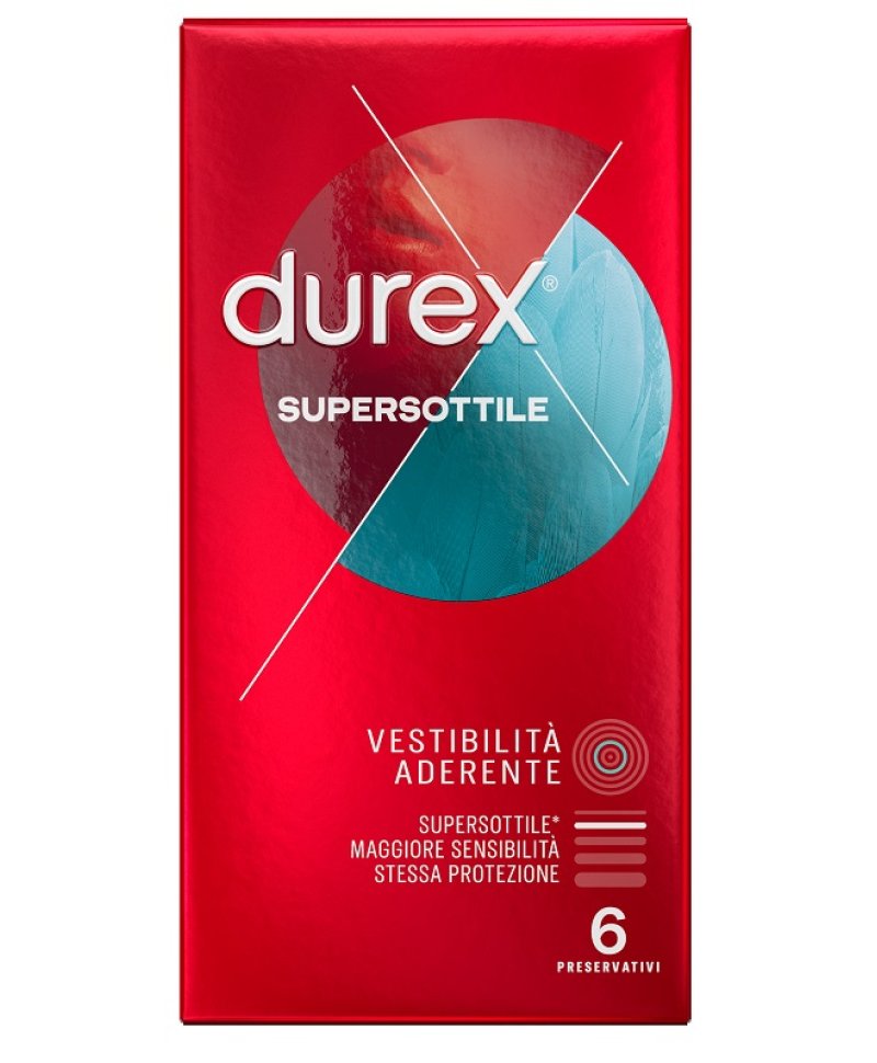 DUREX SUPERSOTTILE CLOSE FIT6P