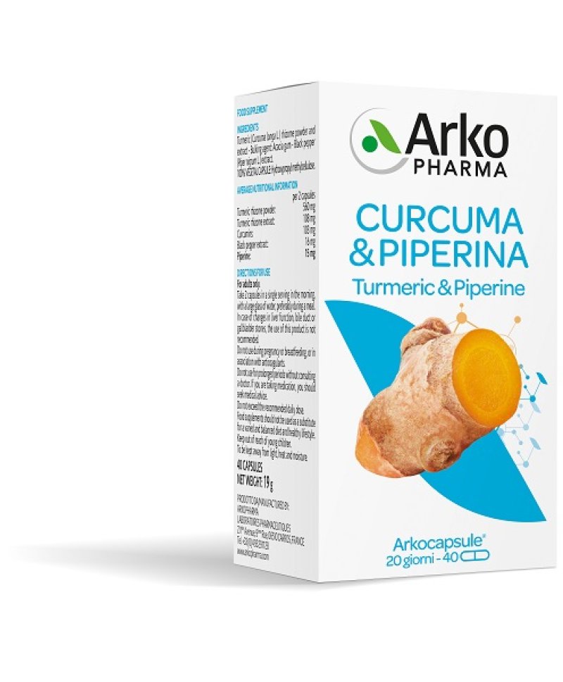 ARKO Capsule CURCUMA+PIPERINA 40 Capsule