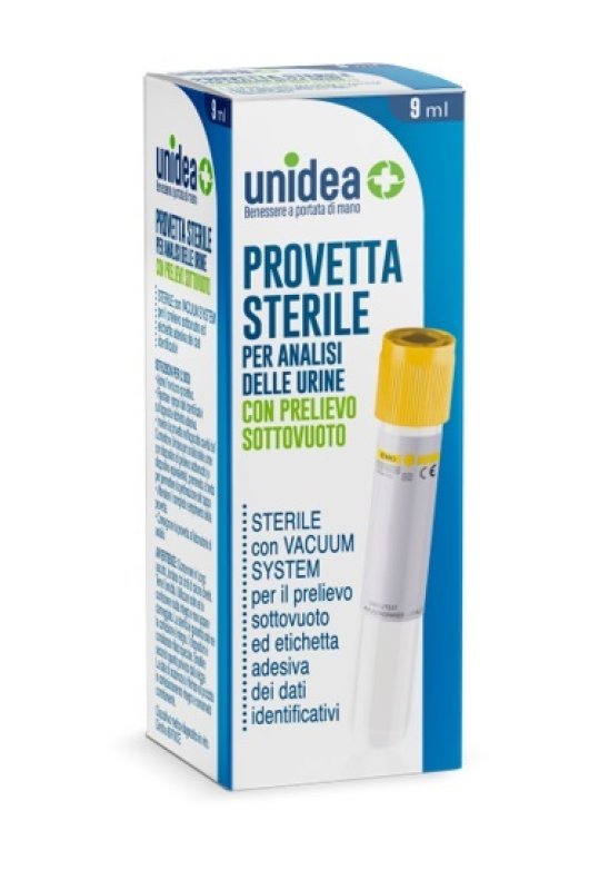 UNIDEA PROVETTA URINE SOTTOVUOTO