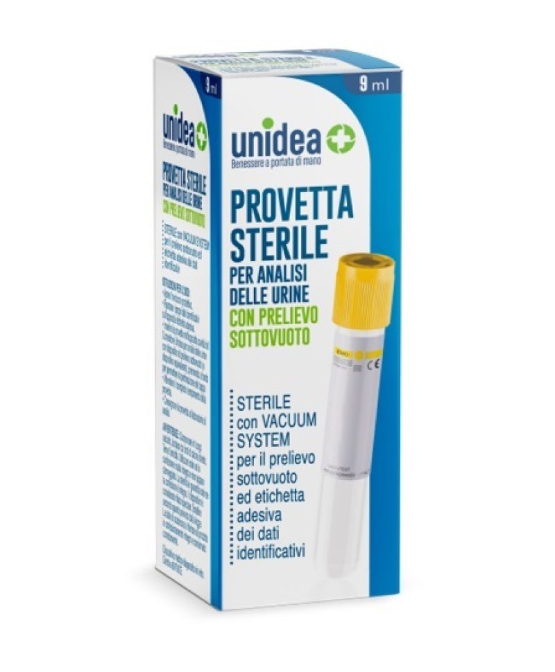 UNIDEA PROVETTA URINE SOTTOVUOTO