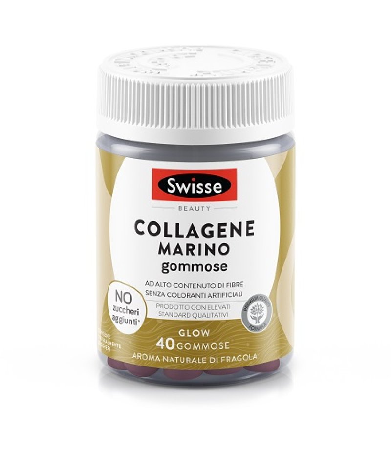 SWISSE COLLAGENE MARINO 40 pastiglie gommose gusto fragola