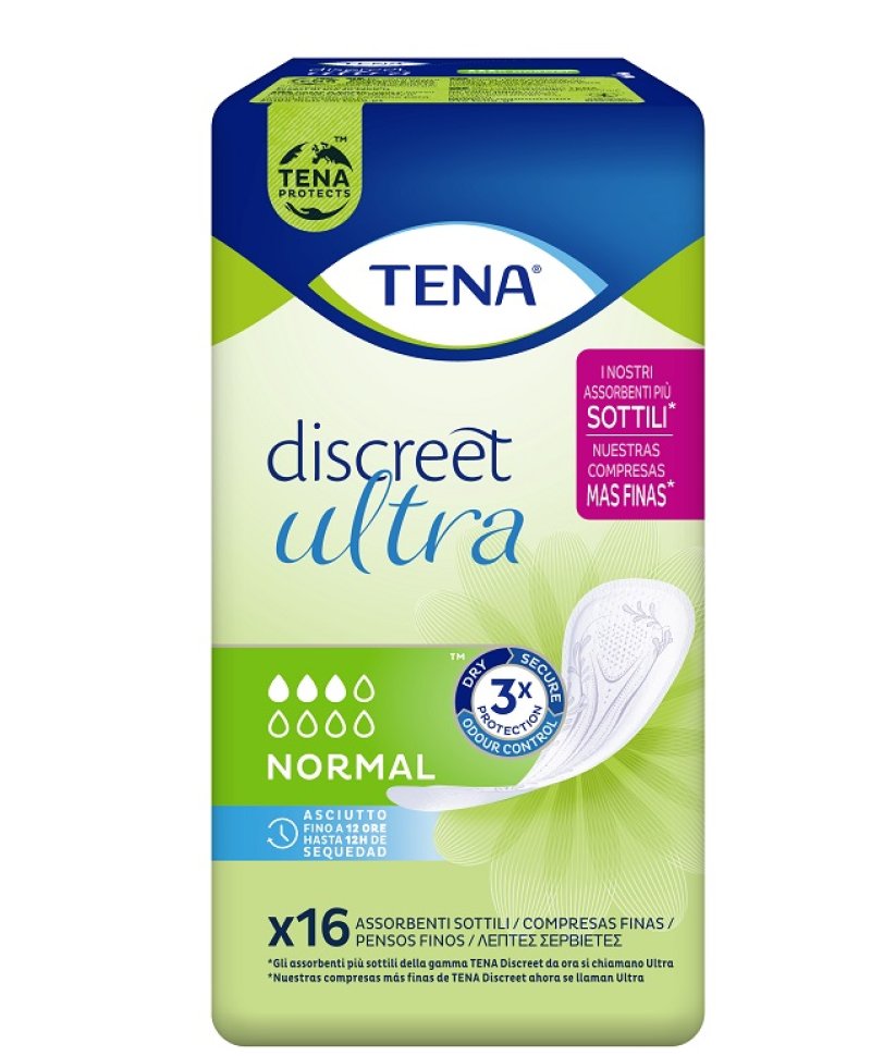 TENA DISCREET ULTRA NORMAL 16P