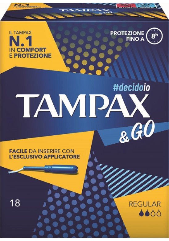 TAMPAX &GO REGULAR 18PZ