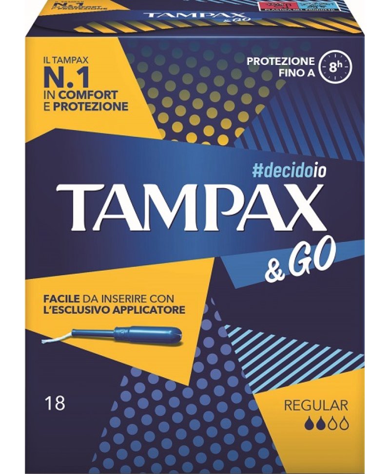 TAMPAX &GO REGULAR 18PZ