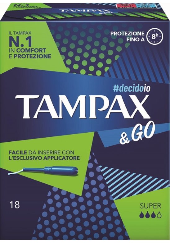 TAMPAX &GO SUPER 18PZ