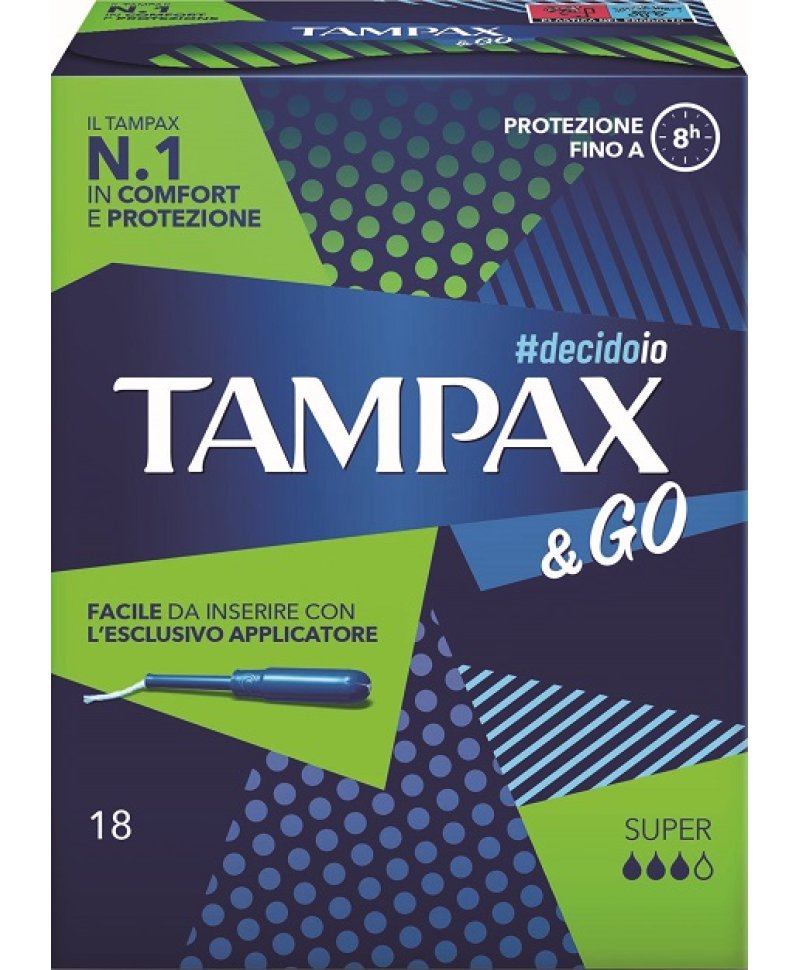 TAMPAX &GO SUPER 18PZ