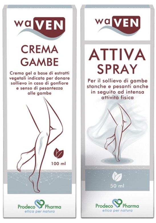 WAVEN CREMA GAMBE 100ML+ATTIVA