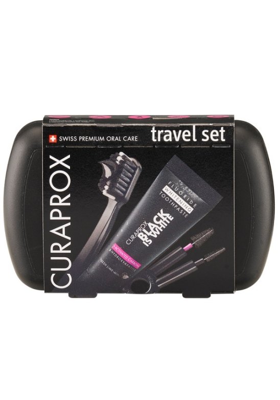 CURAPROX BLACK IS WHITE TRAVEL CURAPROX BLACK IS WHITE TRAVEL