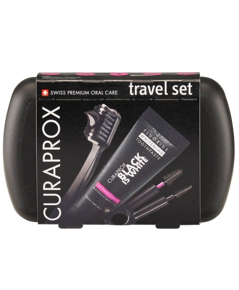 CURAPROX BLACK IS WHITE TRAVEL