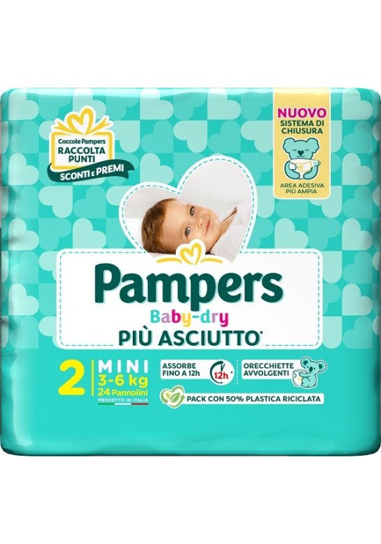 PAMPERS BD DOWNCOUNT MINI 24PZ