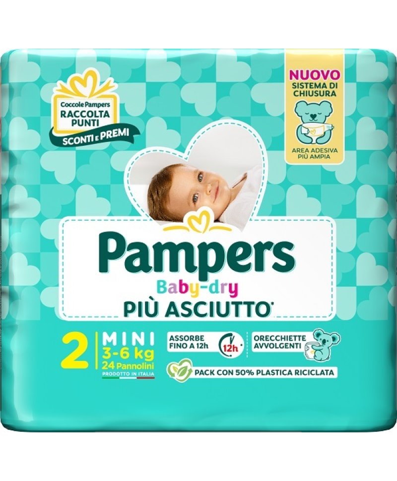 PAMPERS BD DOWNCOUNT MINI 24PZ