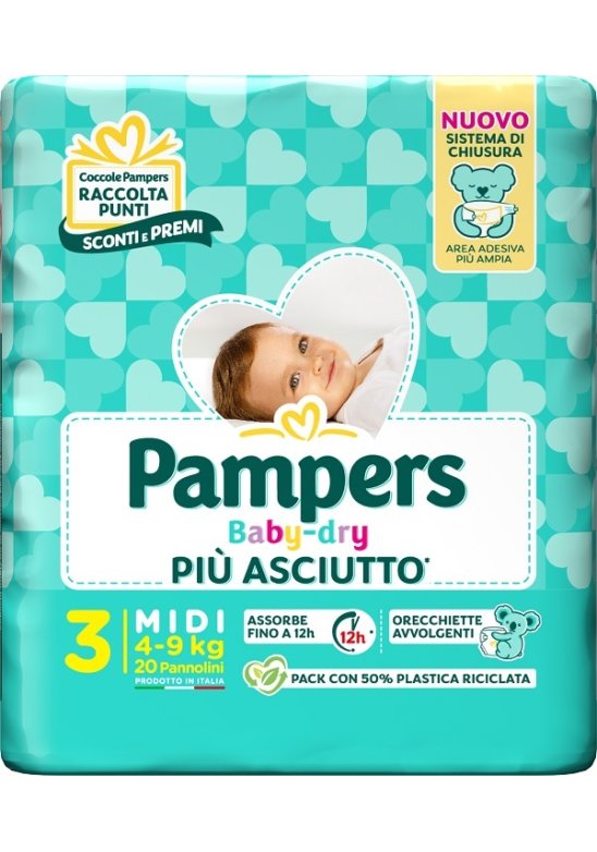 PAMPERS BD DOWNCOUNT MIDI 20PZ