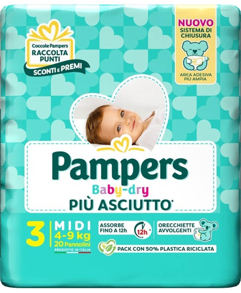 PAMPERS BD DOWNCOUNT MIDI 20PZ