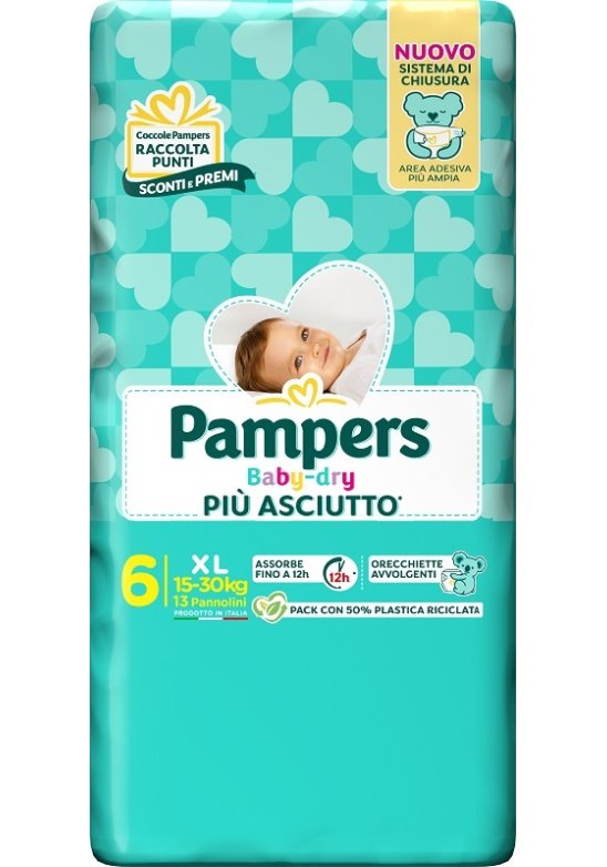 PAMPERS BD DOWNCOUNT XL 13PZ