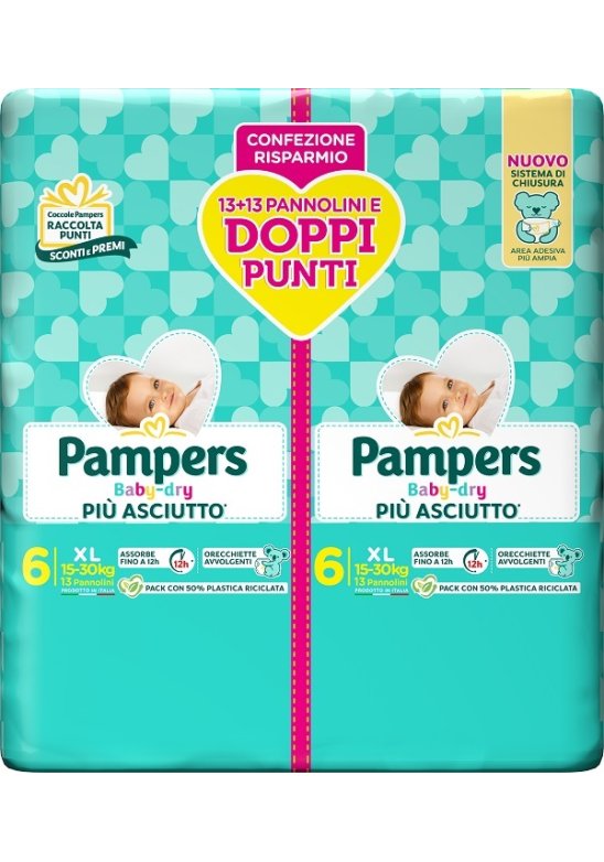 PAMPERS BD DUO DOWNCOUNT XL26P