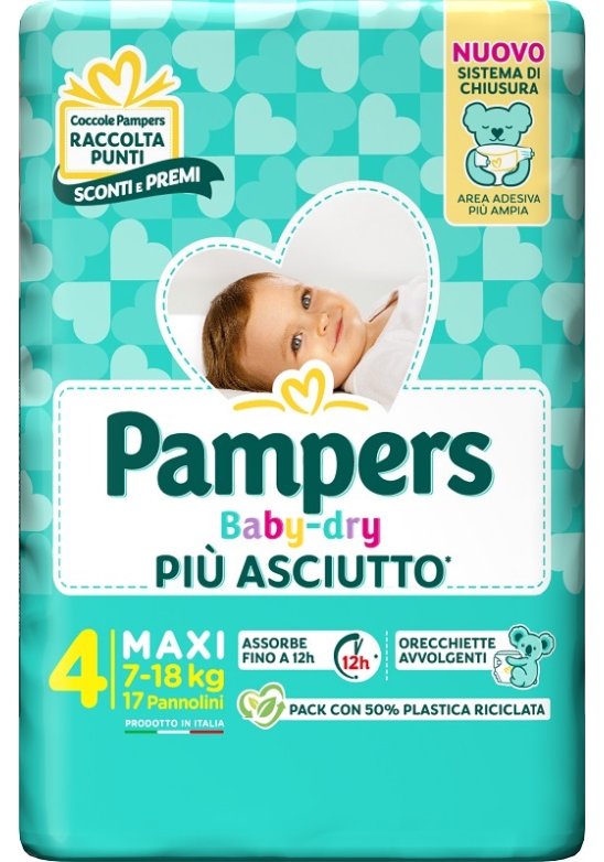 PAMPERS BD DOWNCOUNT MAXI 17PZ