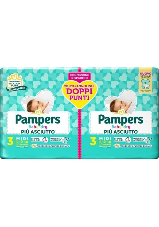 PAMPERS BD DUO DOWNCOUNT M 40P