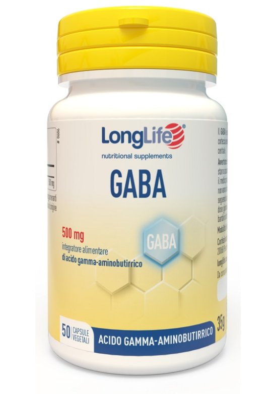 LONGLIFE GABA 500MG 50 Capsule