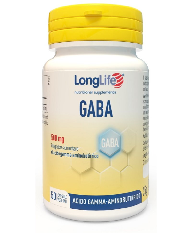 LONGLIFE GABA 500MG 50 Capsule