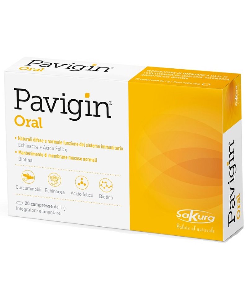 PAVIGIN ORAL 20 Compresse