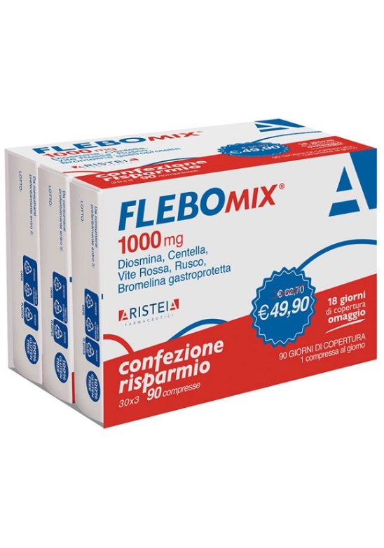 FLEBOMIX 1000MG 90CPR