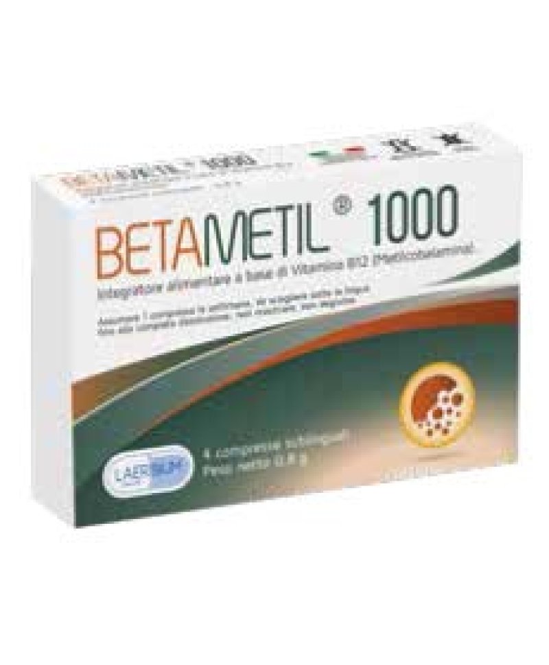 BETAMETIL 1000 4 Compresse SUBLINGUAL