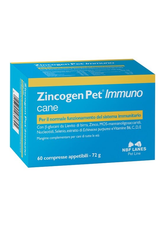 V ZINCOGEN PET IMMUNO 60CPR