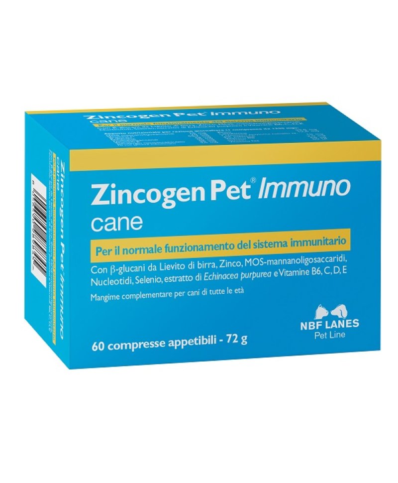 V ZINCOGEN PET IMMUNO 60CPR