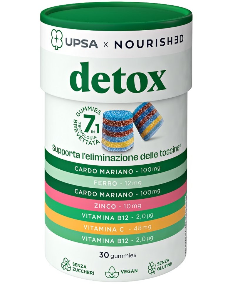 UPSA X NOURISHED DETOX 30GUM