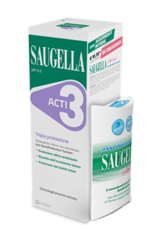 SAUGELLA ACTI3 250ML+ASSORBENT