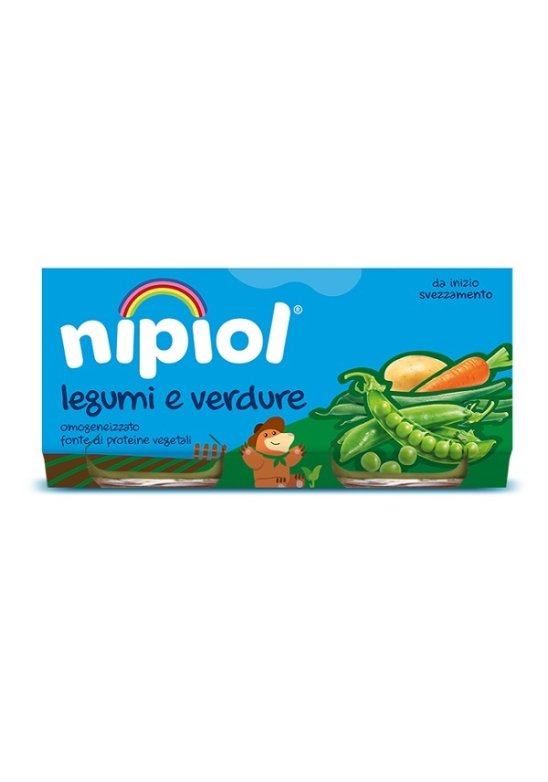 NIPIOL OMOG LEGUMI VERDURE 2X80G