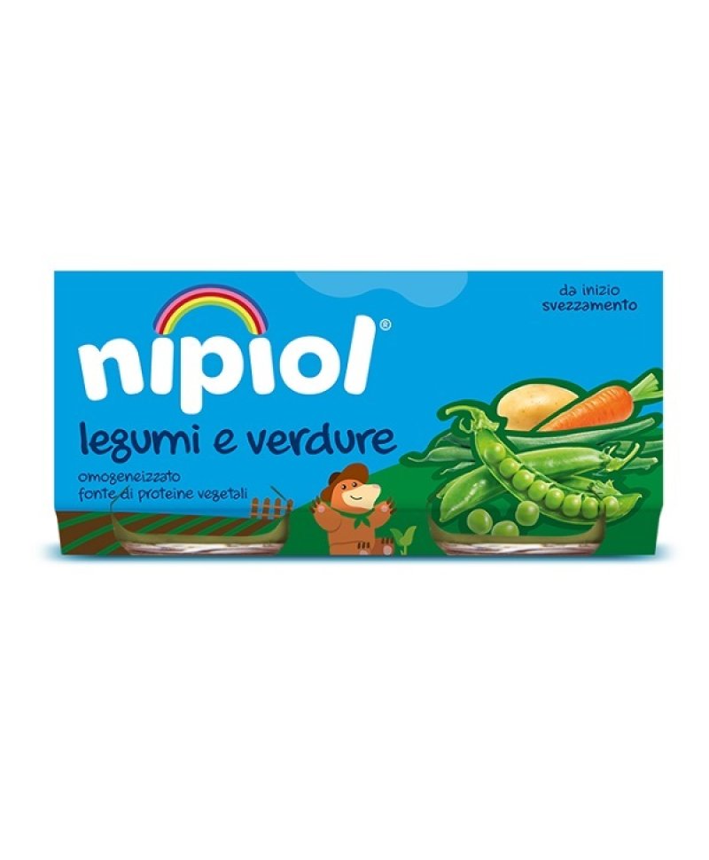 NIPIOL OMOG LEGUMI VERDURE 2X80G