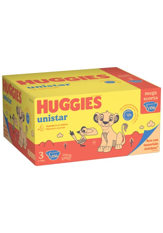 HUGGIES UNISTAR MEGA 3 156PZ