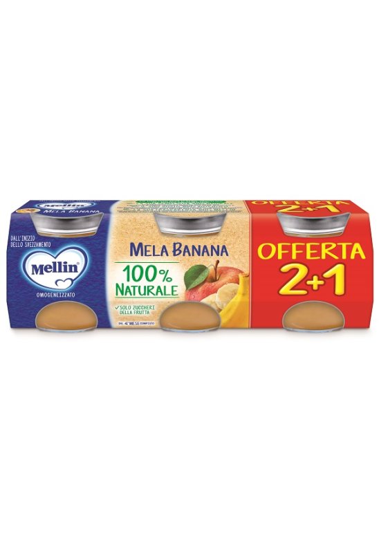 MELLIN OM MELA BANANA 3X100G