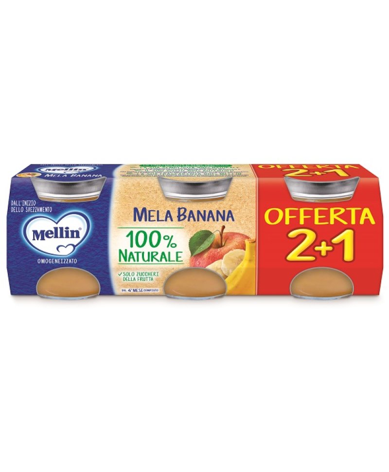 MELLIN OM MELA BANANA 3X100G