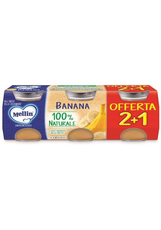 MELLIN OM BANANA 3X100G