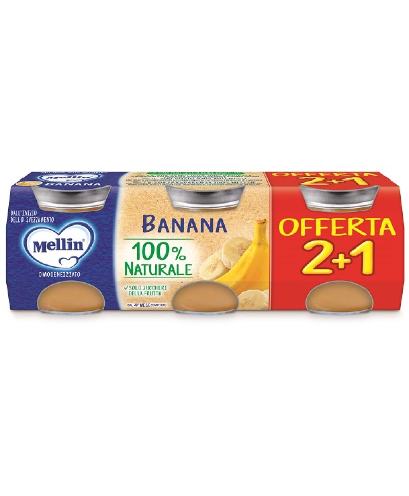 MELLIN OM BANANA 3X100G