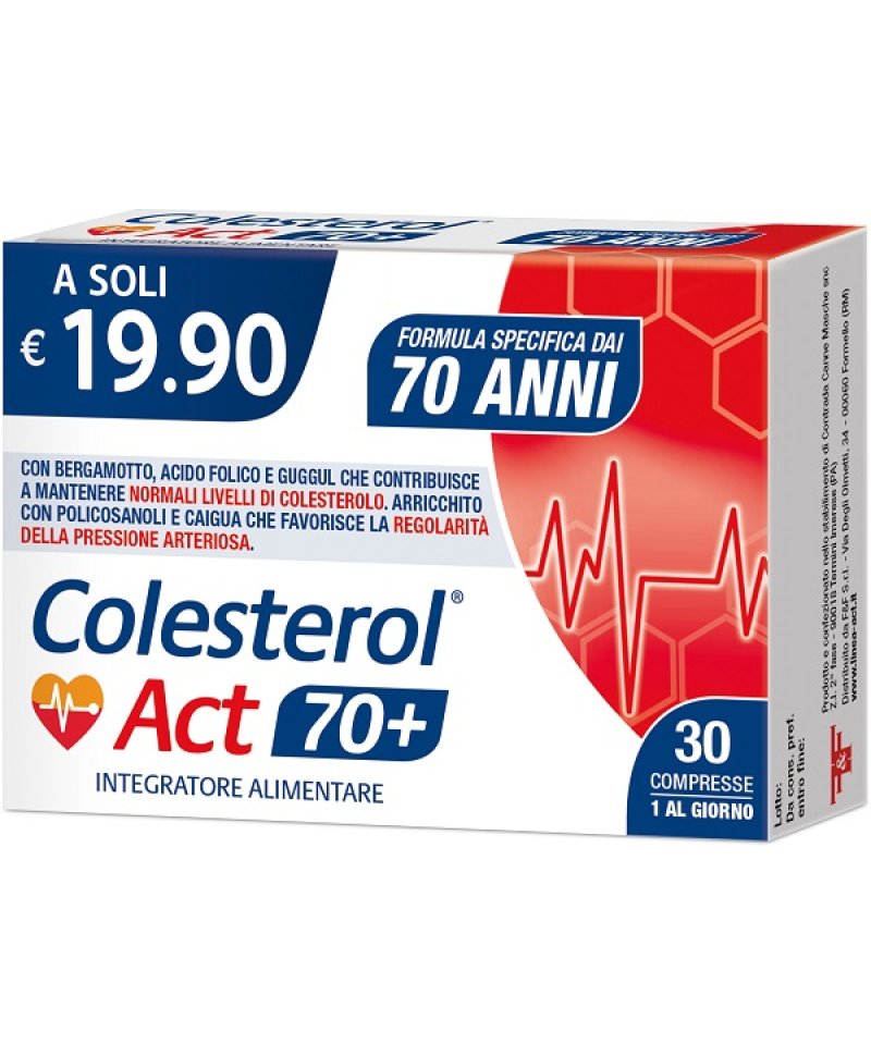 COLESTEROL ACT 70+ 30 Compresse F&F