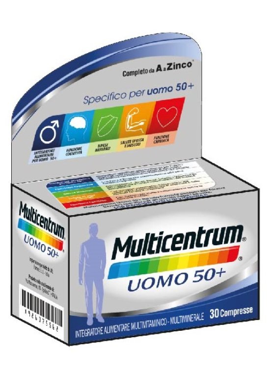 MULTICENTRUM UOMO 50+ 30 Compresse