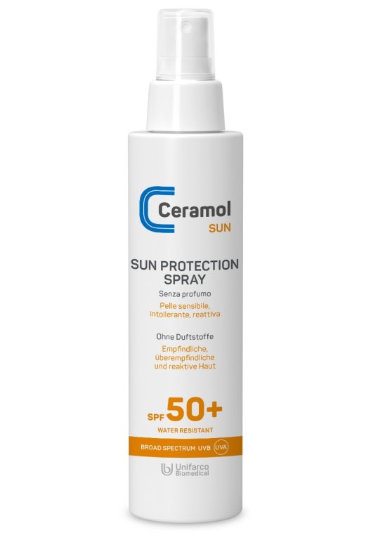 CERAMOL SPRAY SOLARE protezione molto alta texture leggera SPF 50+