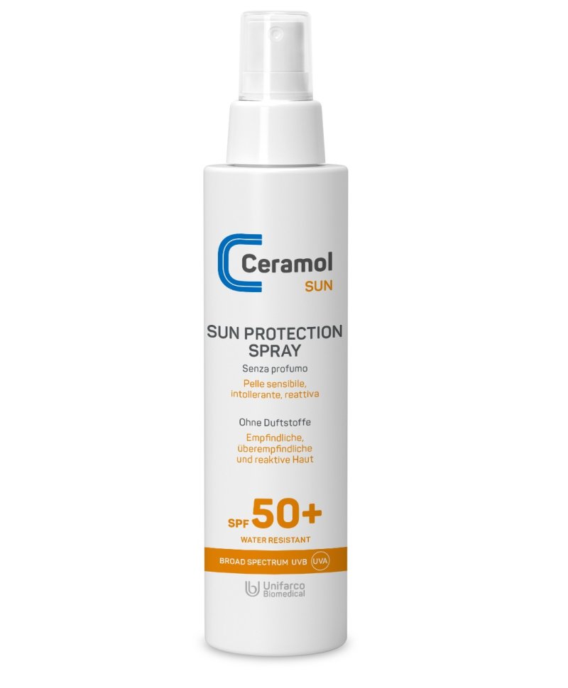 CERAMOL SPRAY SOLARE protezione molto alta texture leggera SPF 50+