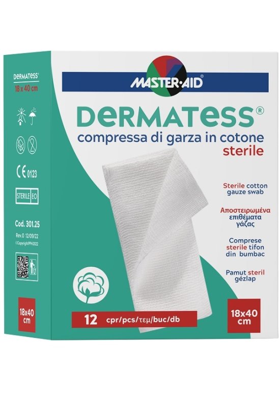 DERMATESS COT GARZA 18X40 12PZ