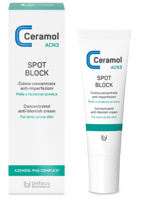 CERAMOL SPOT BLOCK ACIDO AZELAICO CONCENTRATO contro i comedoni ed i segni dell'acne 20 ML