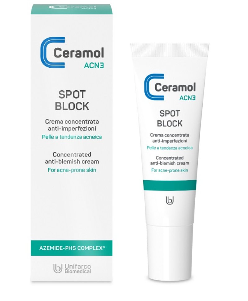 CERAMOL SPOT BLOCK ACIDO AZELAICO CONCENTRATO contro i comedoni ed i segni dell'acne 20 ML