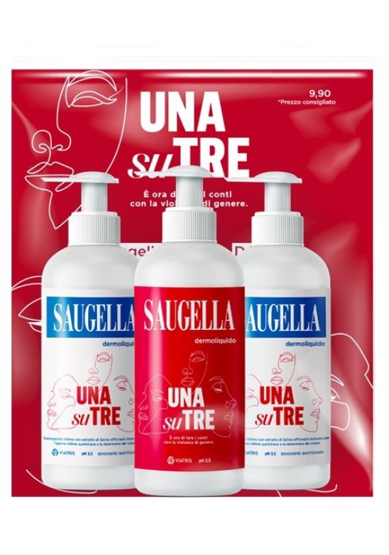 BUNDLE SAUGELLA DERMOLIQ 3X200