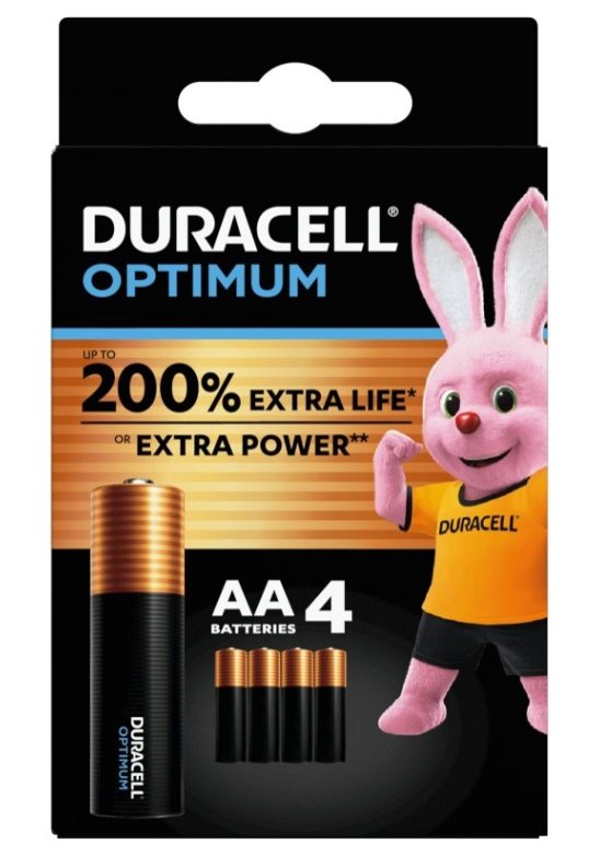 DURACELL OPTIMUM AA 1500 B4 4PZ