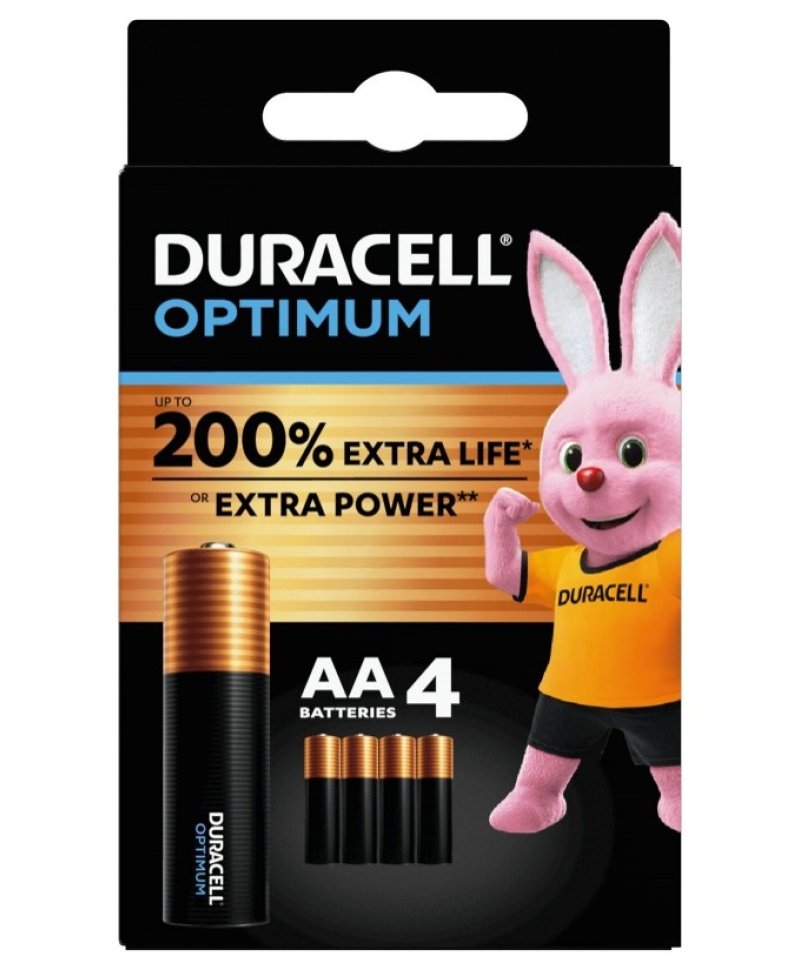 DURACELL OPTIMUM AA 1500 B4 4PZ