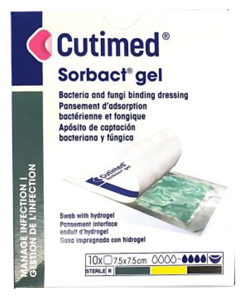 CUTIMED SORBACT IGEL 7,5X7,5CM